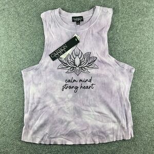 Miken Flow‎ Womens Tank Top Shirt Top Size XL Sleeveless Pullover Casual Purple